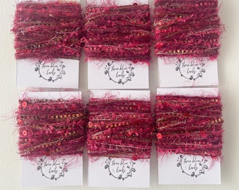 TURKISH DELIGHT | Fibre BLENDS | Embellishment threads and yarn | novelty yarn | ribbons | junk journals | weaving fibres | embroidery