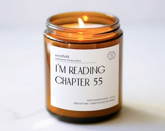 Reading Chapter 55 Soy Candle: Acotar Book Lover Gift