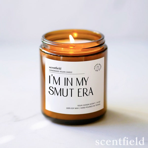 Book Scented Candle Etsy