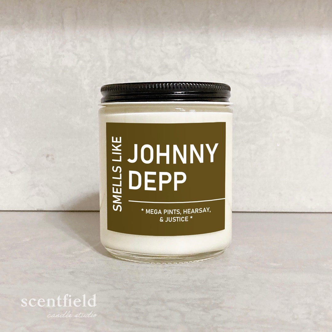 Smells Like Johnny Depp Soy Candle Aunt Gift, Sister Birthday Present