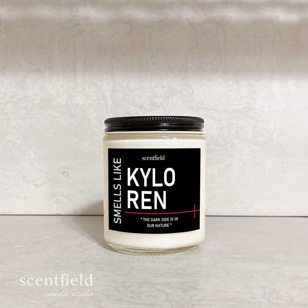 Smells Like Kylo Ren Soy Candle, Kylo Ren Room Decor, Personalized
