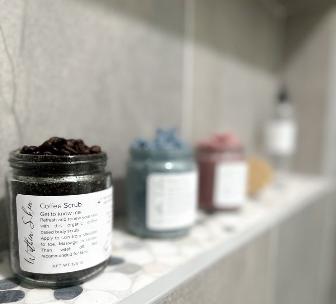 Body Scrub Set Coffee Body Scrub Set Soft Skin Mint Body Etsy