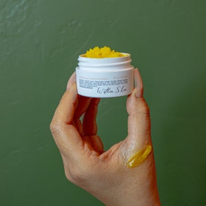 Turmeric Cleansing Balm | Turmeric Cream for Acne-Prone Skin | Natural Face Moisturizer | Clear Skin Facial Cream | Natural Skin Care