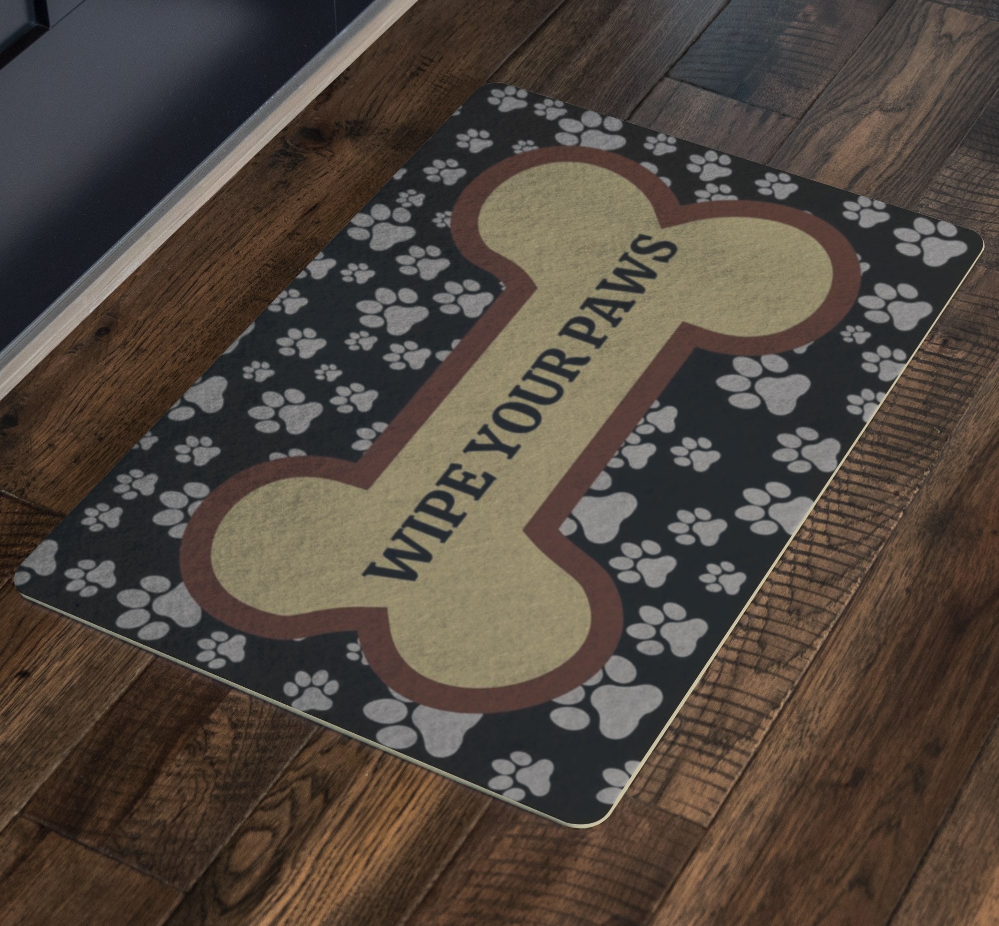 Wipe Your Paws Doormat Pet Lover Decor Cute Doormat Dog Etsy