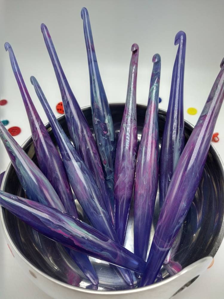 Galaxy TAURUS Streamline Crochet Hooks by Furls Sizes 4.0mm Etsy