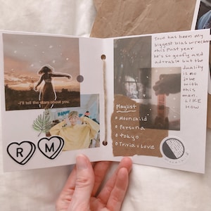 kpop/anime mini journals (zine) custom