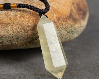 Citrine Necklace Men | Etsy Ireland
