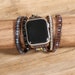 Natural Stone Watch Strap-Onyx Watch Band-Healing Spiritual Protection Balance Meditation Anxiety Stress Relief Jewelry Gift 