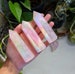 Natural Angel Aura Rose Quartz Healing Crystal Point Wand-Spiritual Meditation Energy Protection Obelisk Inner Peace Anxiety Relief Gift 1PC 