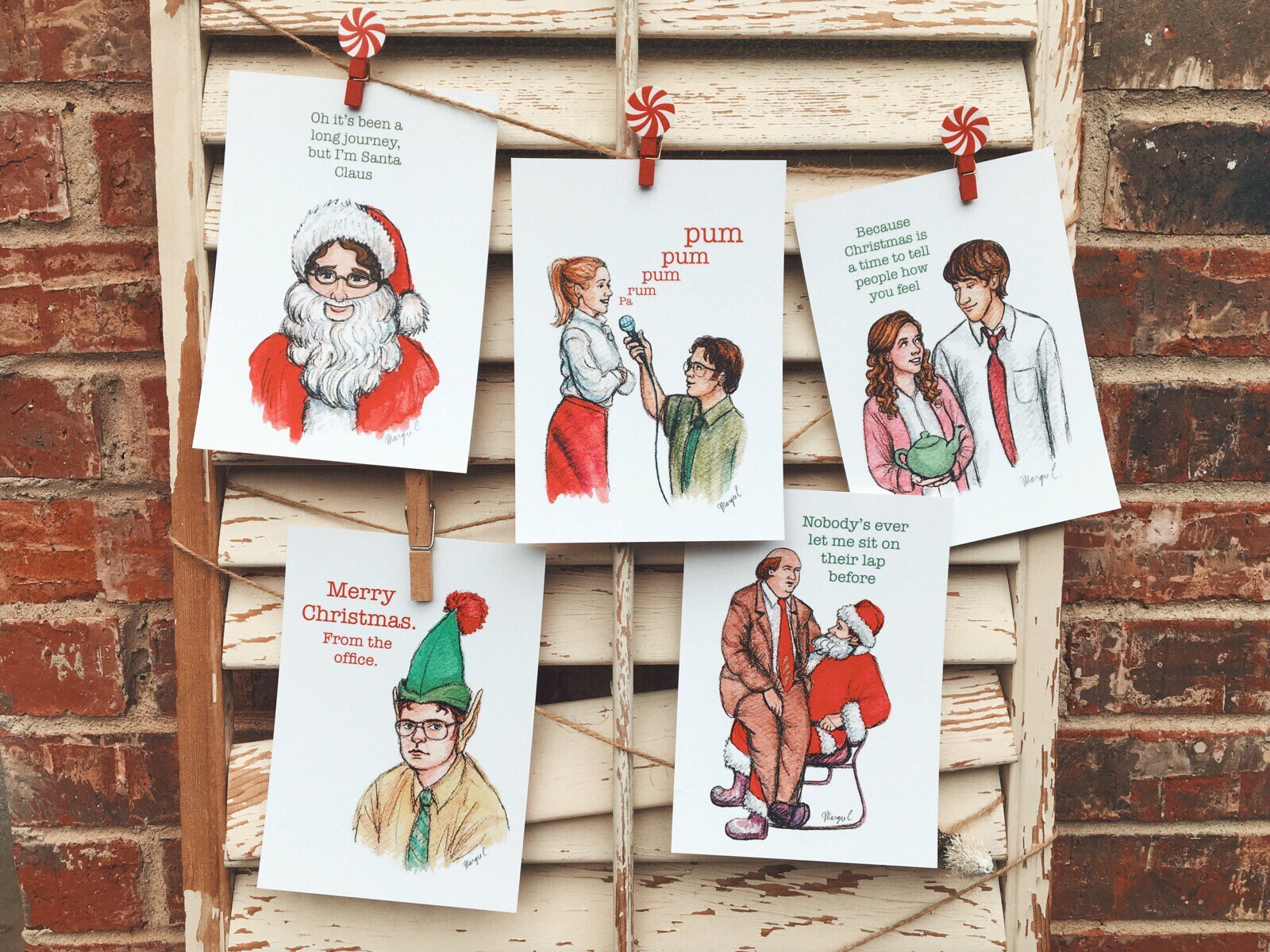 Office Christmas Cards 