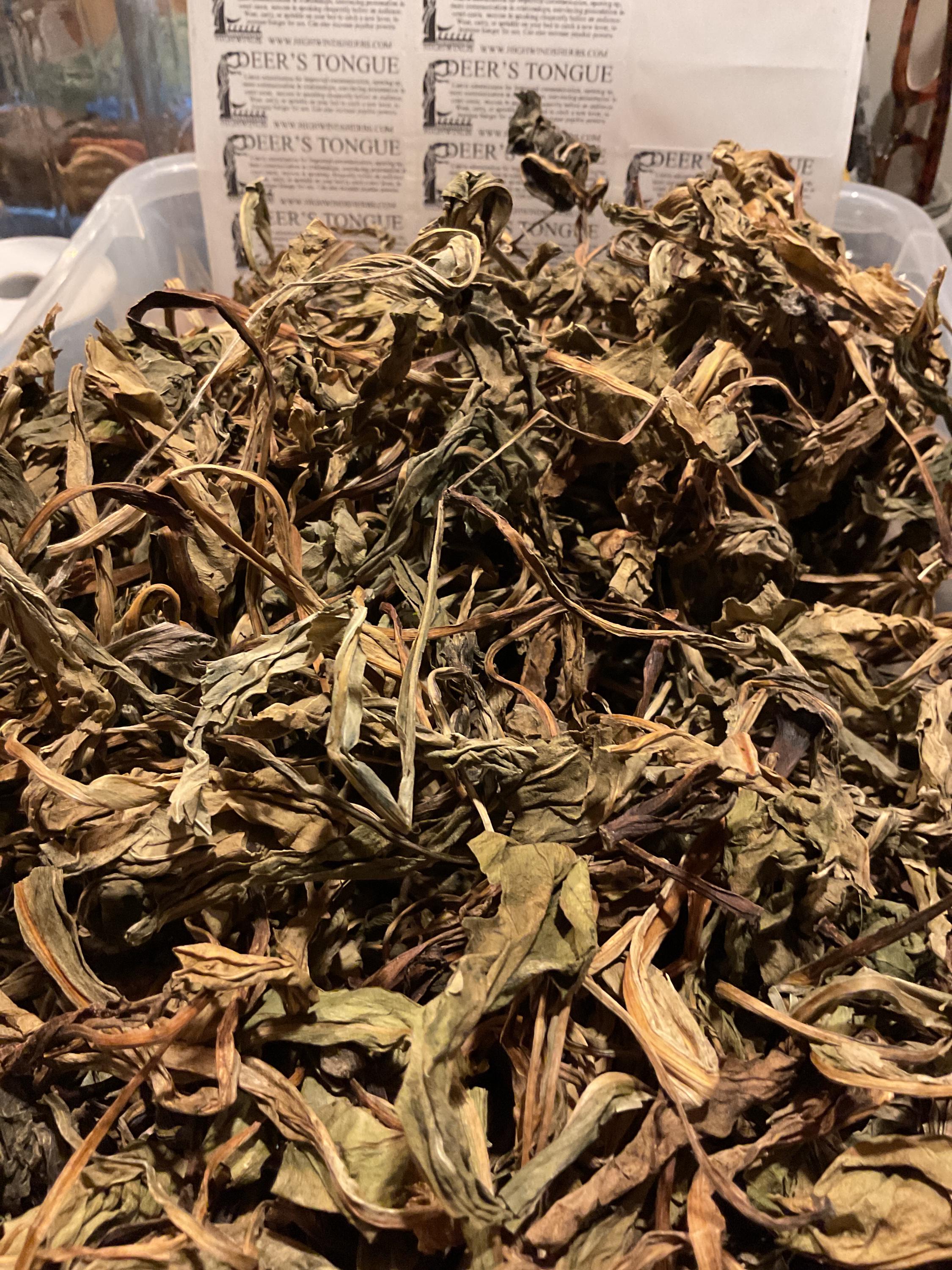 Deer's Tongue Herb Wildcrafted .25 Oz
