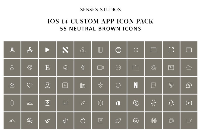Ios 14 Custom App Icon Pack U22 Ios 14 Icons U22 Ios Aesthetic U22 Minimal U22 Neutrals Beiges Digital Drawing Illustration Safarni Org