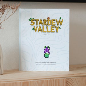 Update 1.6v Stardew Valley Planner & Checklist, Hardcover and Softcover, Physical Printed Copy