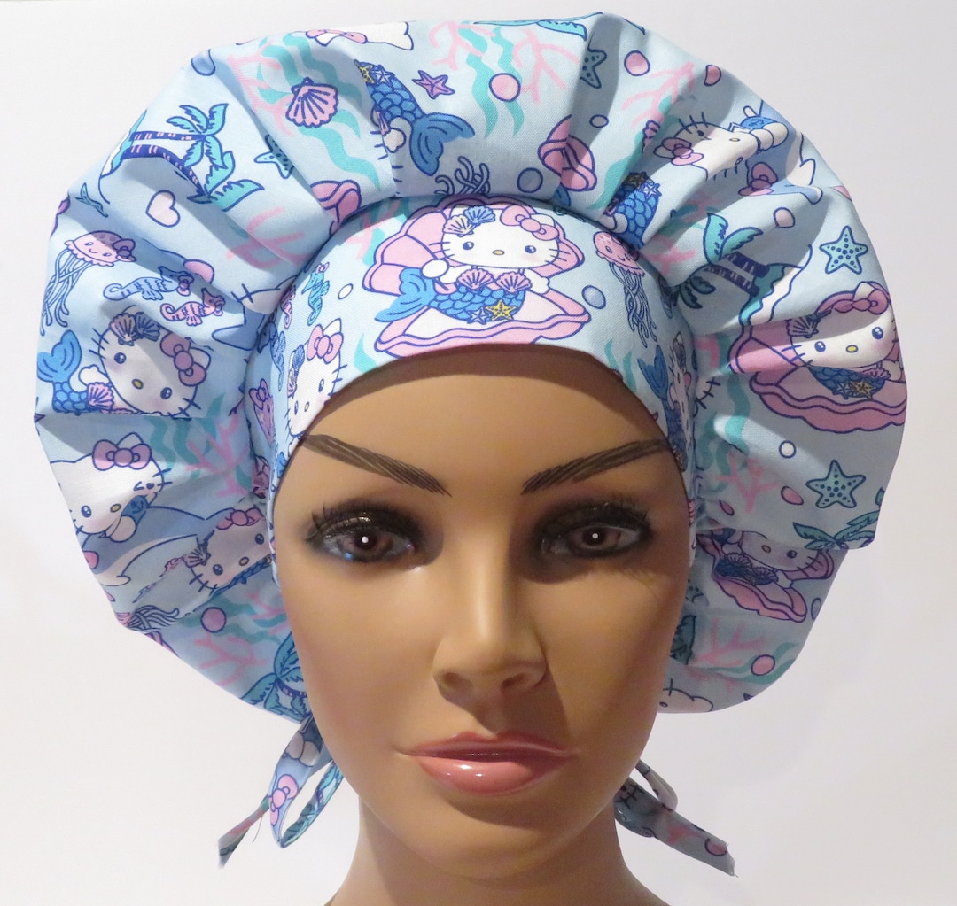 Arbeitshüte Flamingo 2er Pack - Atmungsaktive Bouffant Mützen