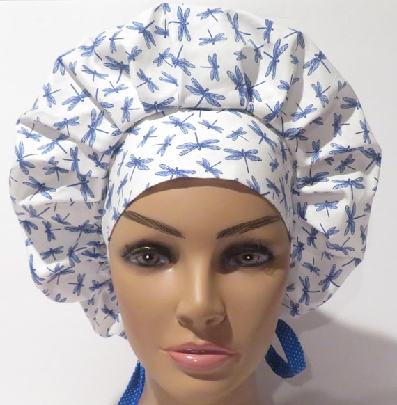 Dragonfly Fabric Hats, Bouffant Hats, Beautiful Hats, Surgical