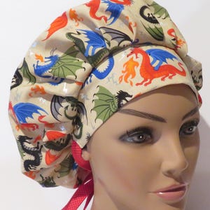 DRAGONS design hats, firey dragon hats, colorful dragon hats, one of a kind hats