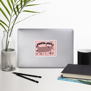 Sticker carte nostalgique de Porto Rico | île de Porto Rico de Zazzle.be Liste d'envies Vous avez des idées ? Calcomanía Nostálgica del Mapa de Porto Rico