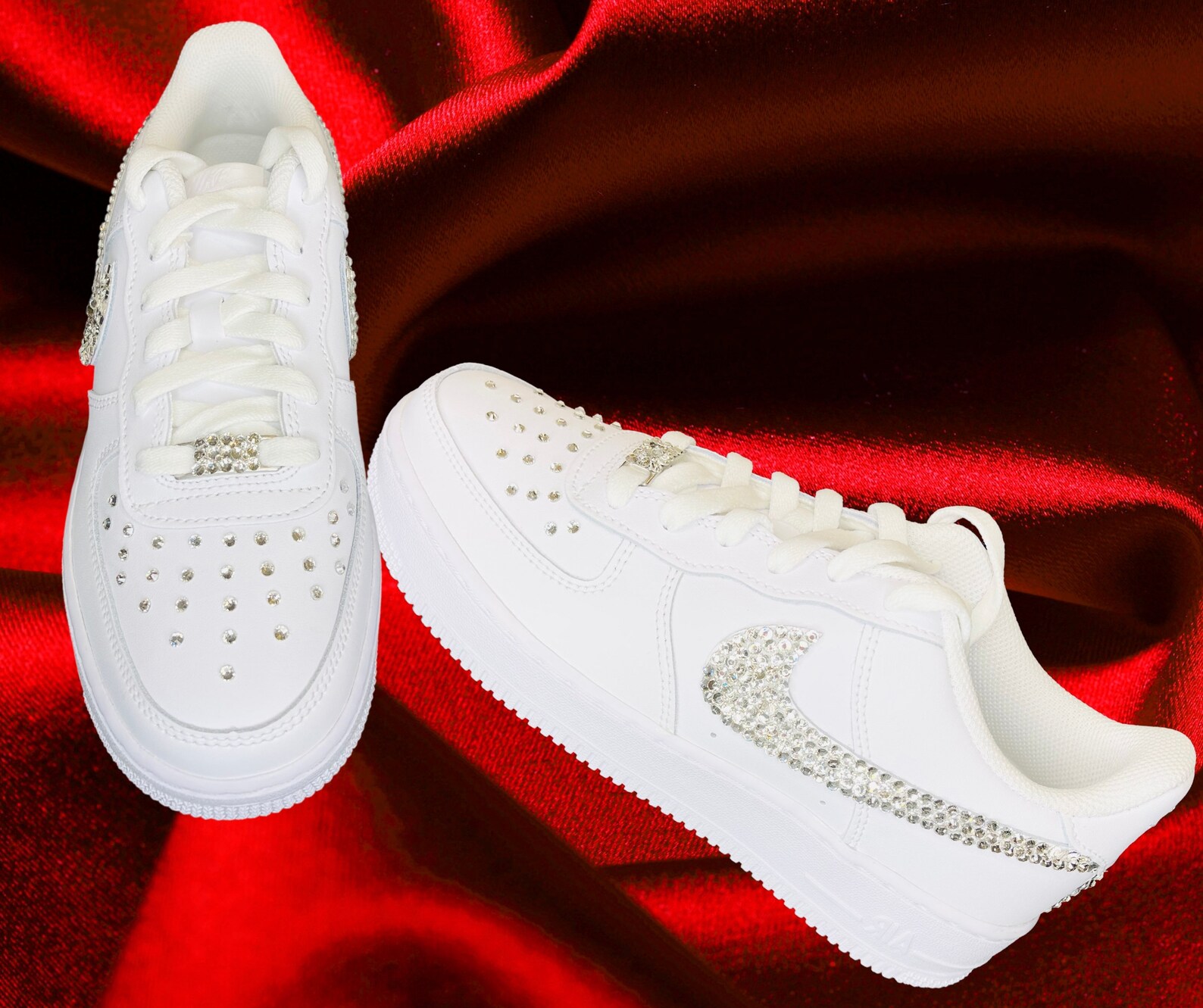 Bling Nike Air Force 1 Authentic Women Personalize. Custom Etsy