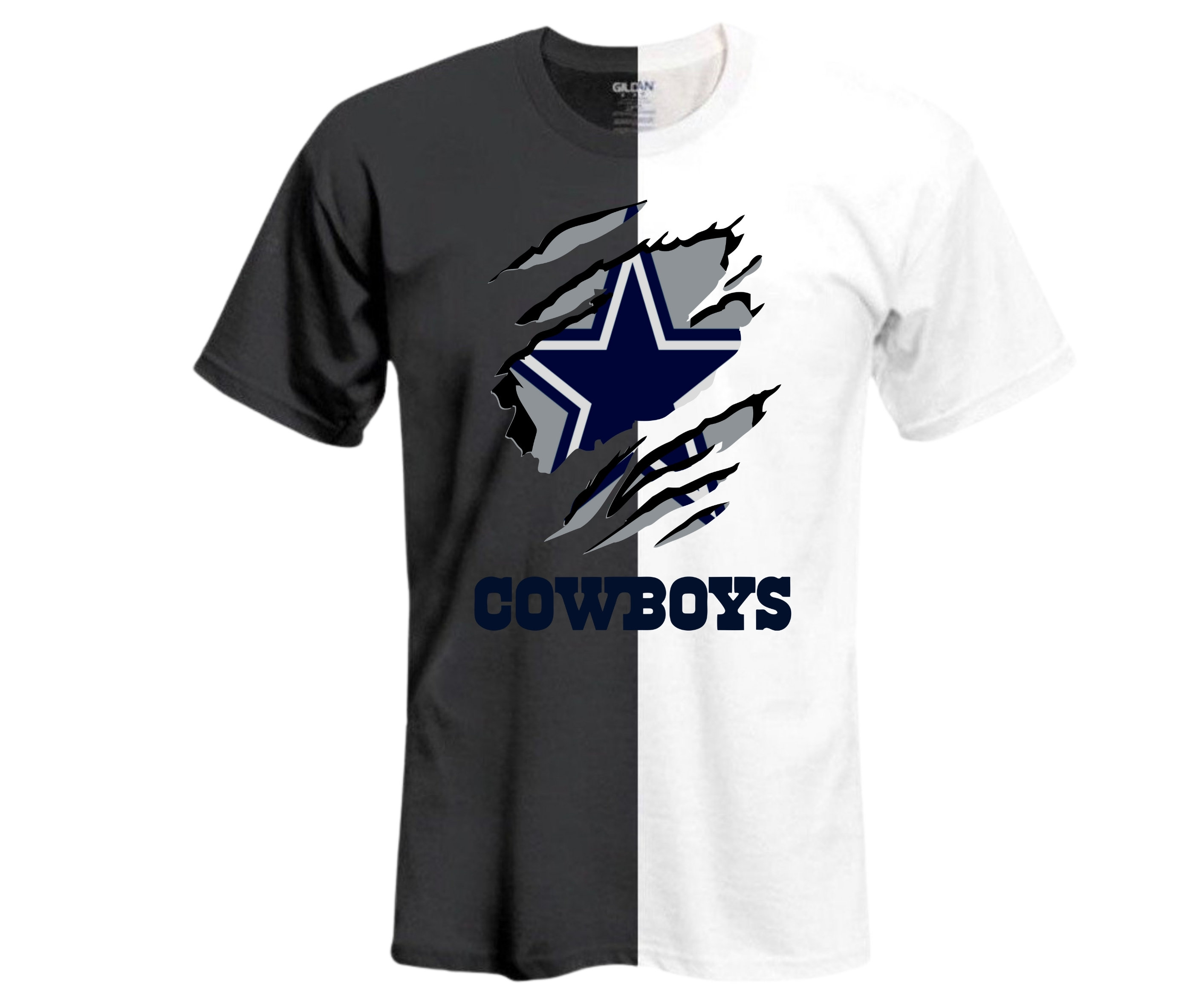 Dallas Cowboys Two-Tone Shirt for Adults Men & Women His and | Etsy