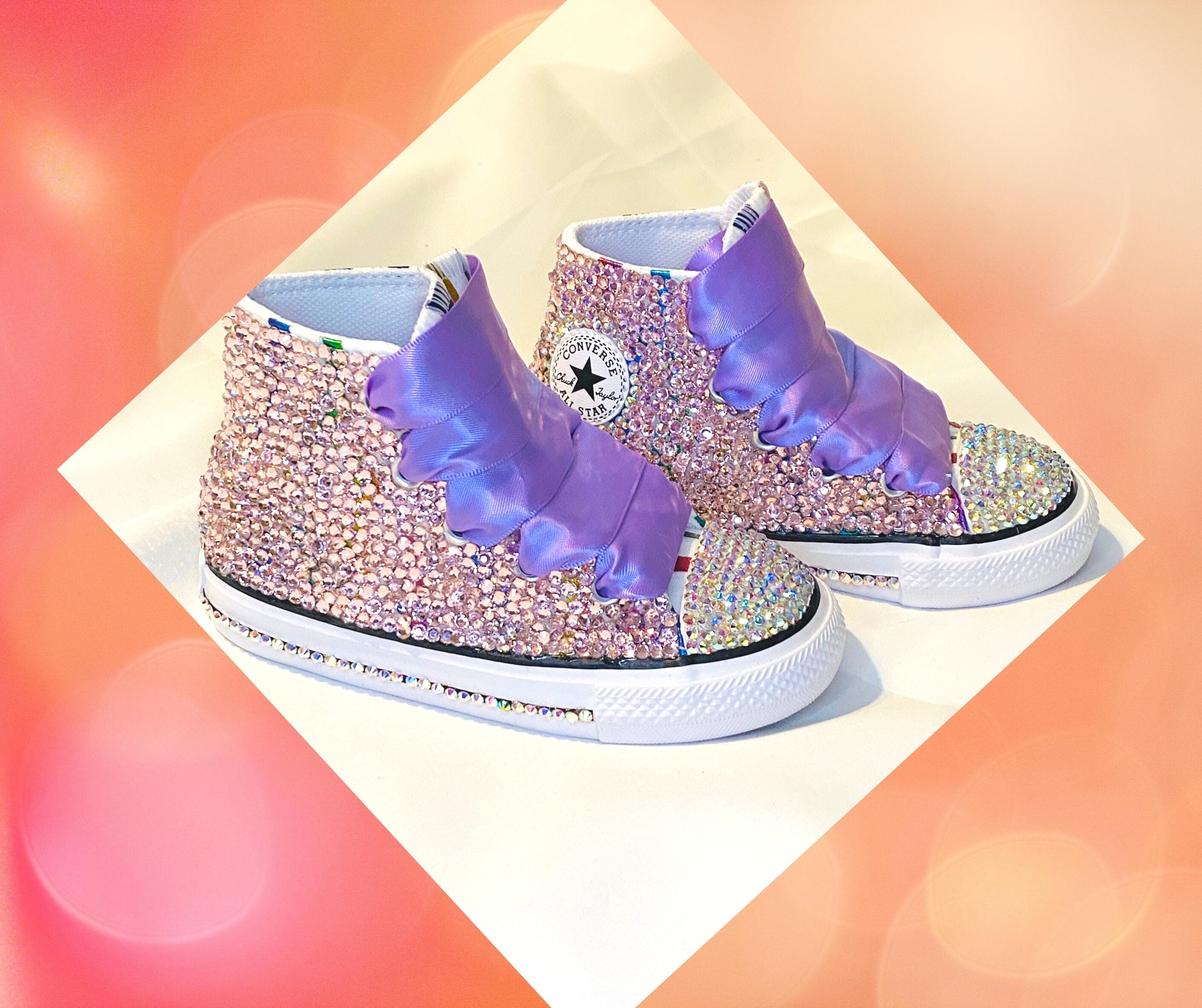 infant bling converse