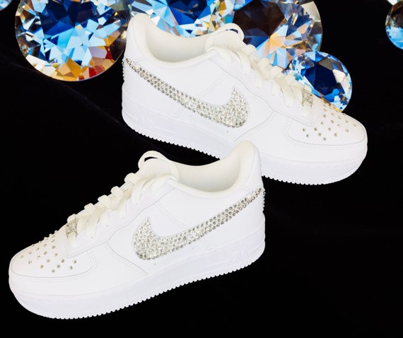 Bling Nike Air Force 1 Authentic Women Personalize. Custom | Etsy