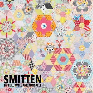 Smitten Quilt - PDF Patchwork Pattern - Hand piecing