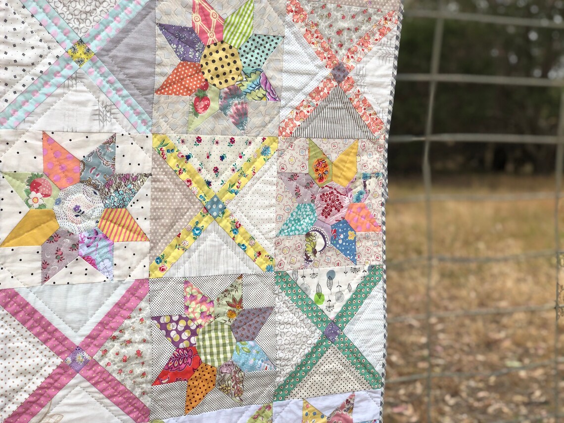 Florence Quilt PDF Quilt Pattern Hand Piecing Etsy