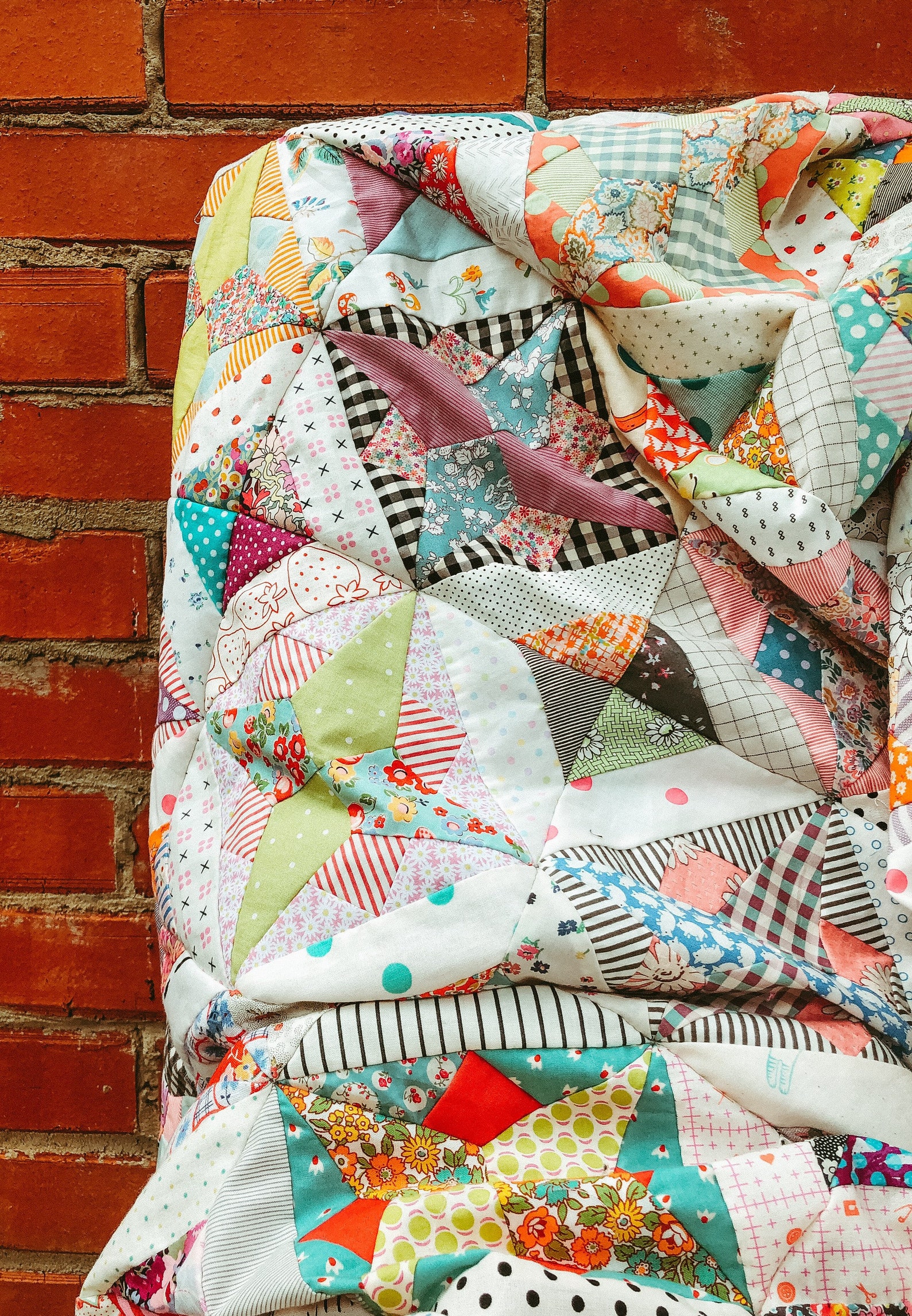 Kismet Kiss Quilt PDF Quilt Pattern Hand Piecing Etsy