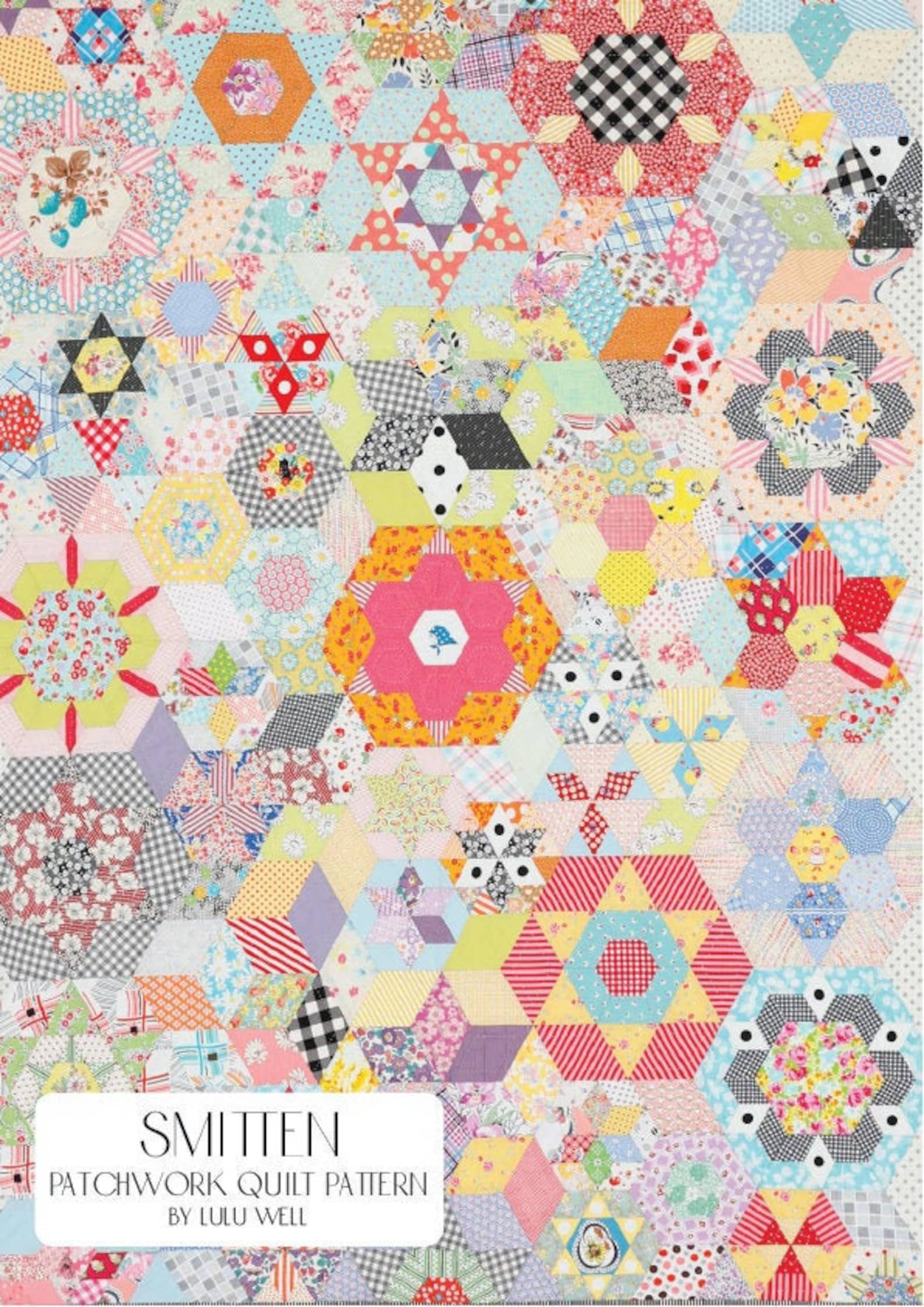 Smitten Quilt PDF Quilt Pattern Hand Piecing Etsy Australia
