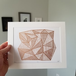 FOIL - Geometric Relief Print
