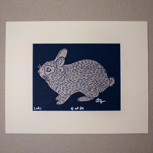 SlimeBoi Linocut Print
