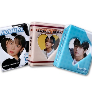 Mini Size Kpop Photo Card Collect Album, 3 Inch 1 Pocket Photo