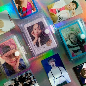 Photocard binder Jelly Glitter K-pop Cards Holder Case Photocards Polaroid Binder Photocard Collect Book