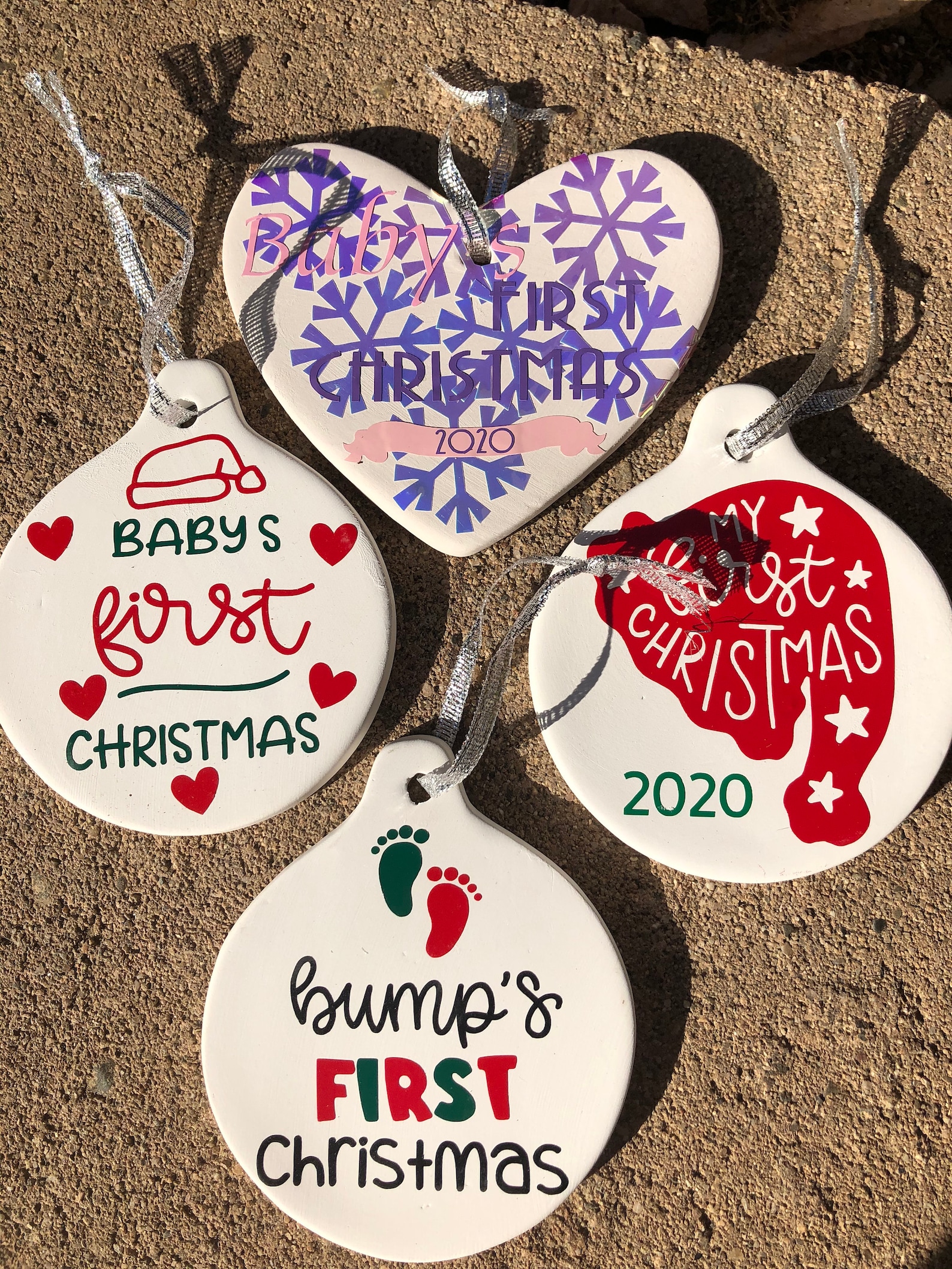 Holiday Ornaments Ornaments With Different Sayings First Etsy