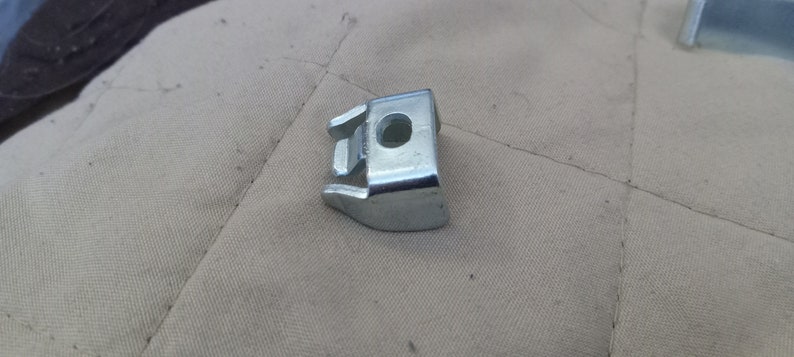 Draw Hasp 2 3/4 silver color/zinc plate. Not shiny finish, has some wear from shipping image 6