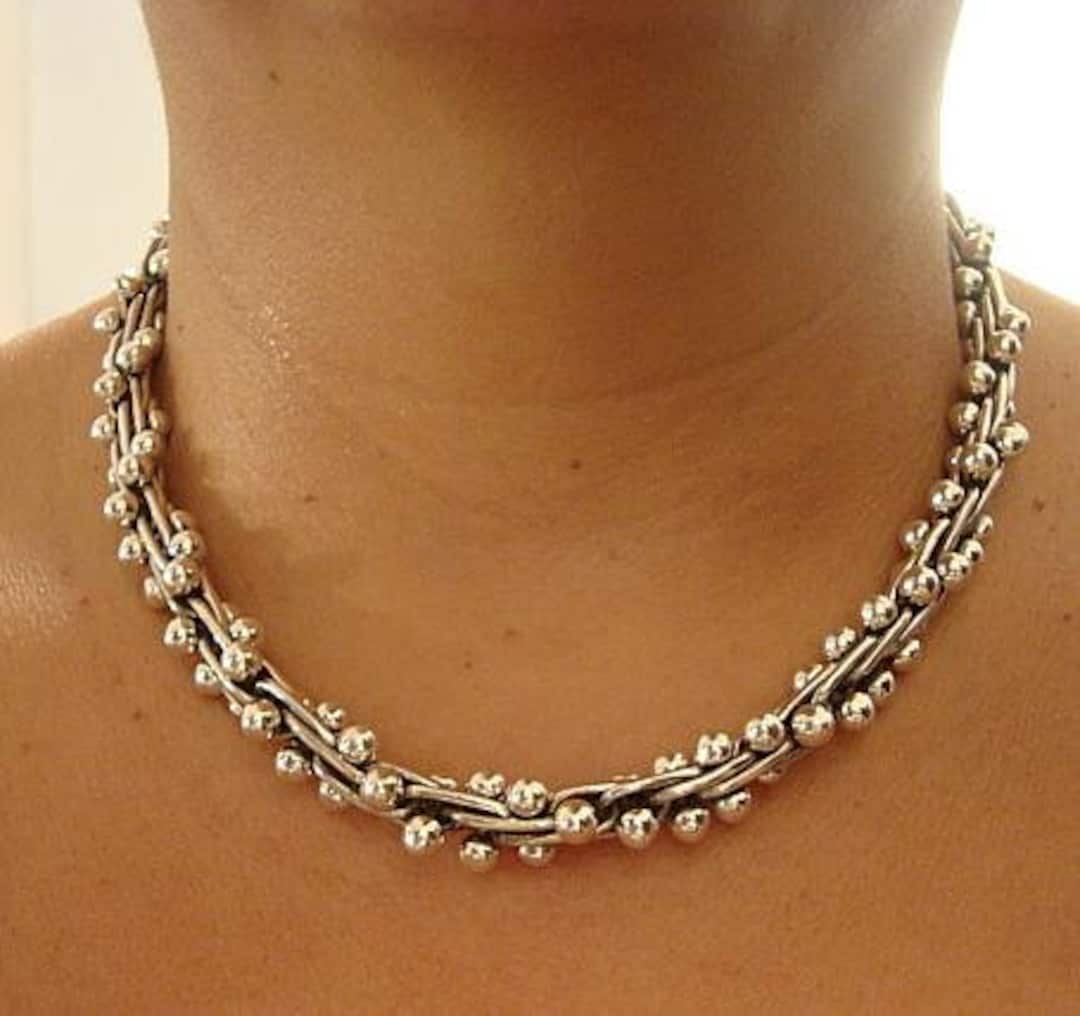 SUPER SALE Mexico Sterling Silver DNA Weave & Beaded - Etsy