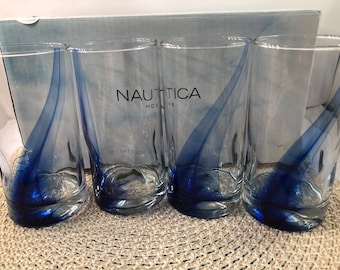 Nautica Set Of 4 Drinking Glasses