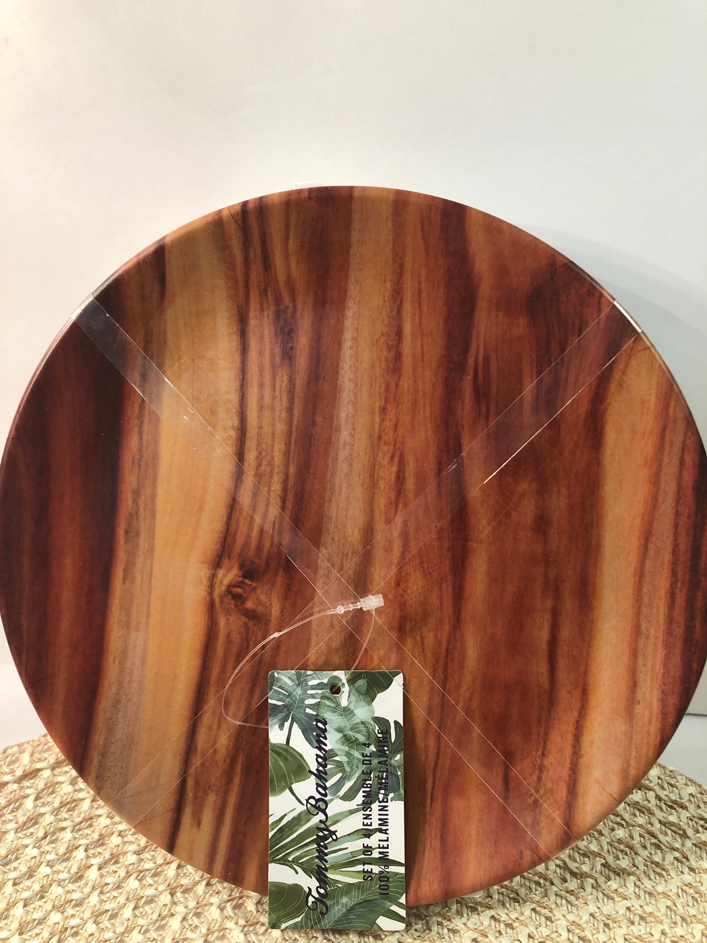 Tommy Bahama Melamine Salad Desert Plates Set of 4 Etsy UK