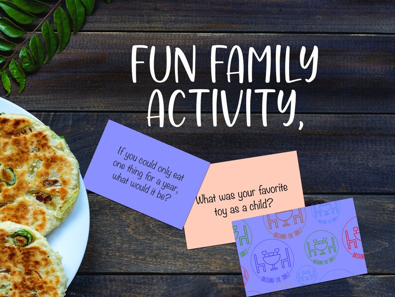 Family Road Trip Printable Game for Families. Conversation Starters for