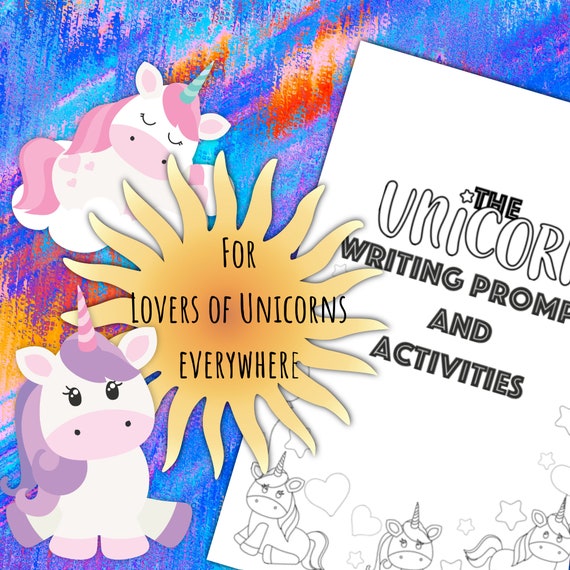 Unicorn Writing Prompts &amp; Activities 1 Instantly | Etsy