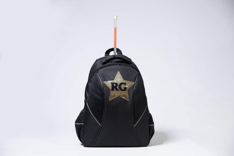 Rhythmic Gymnastics Backpack \u00b7 Star Backpack \u00b7 Black Backpack For Girls \u00b7 Minimalist Backpack \u00b7 Gymnastics Bag \u00b7 Backpack With Sequins
