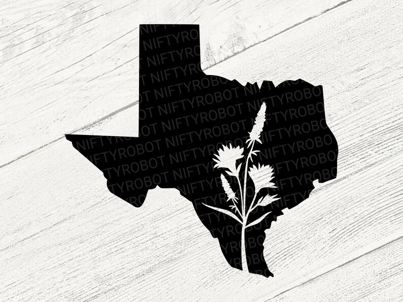 Download Texas SVG Texas Bluebonnet SVG Texas Floral Cut File SVG ...