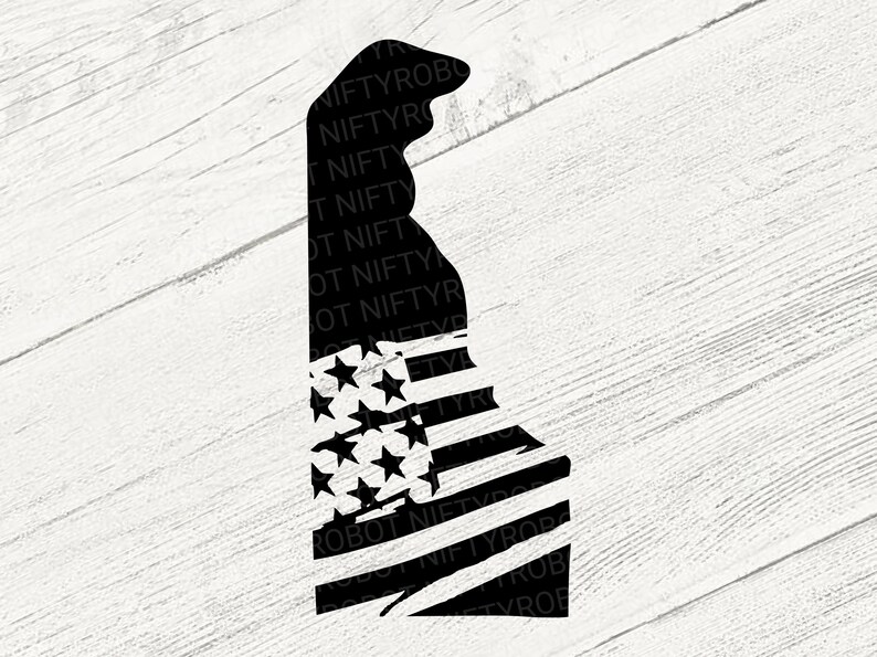 Delaware SVG File Digital Download Delaware Flag SVG SVG Etsy