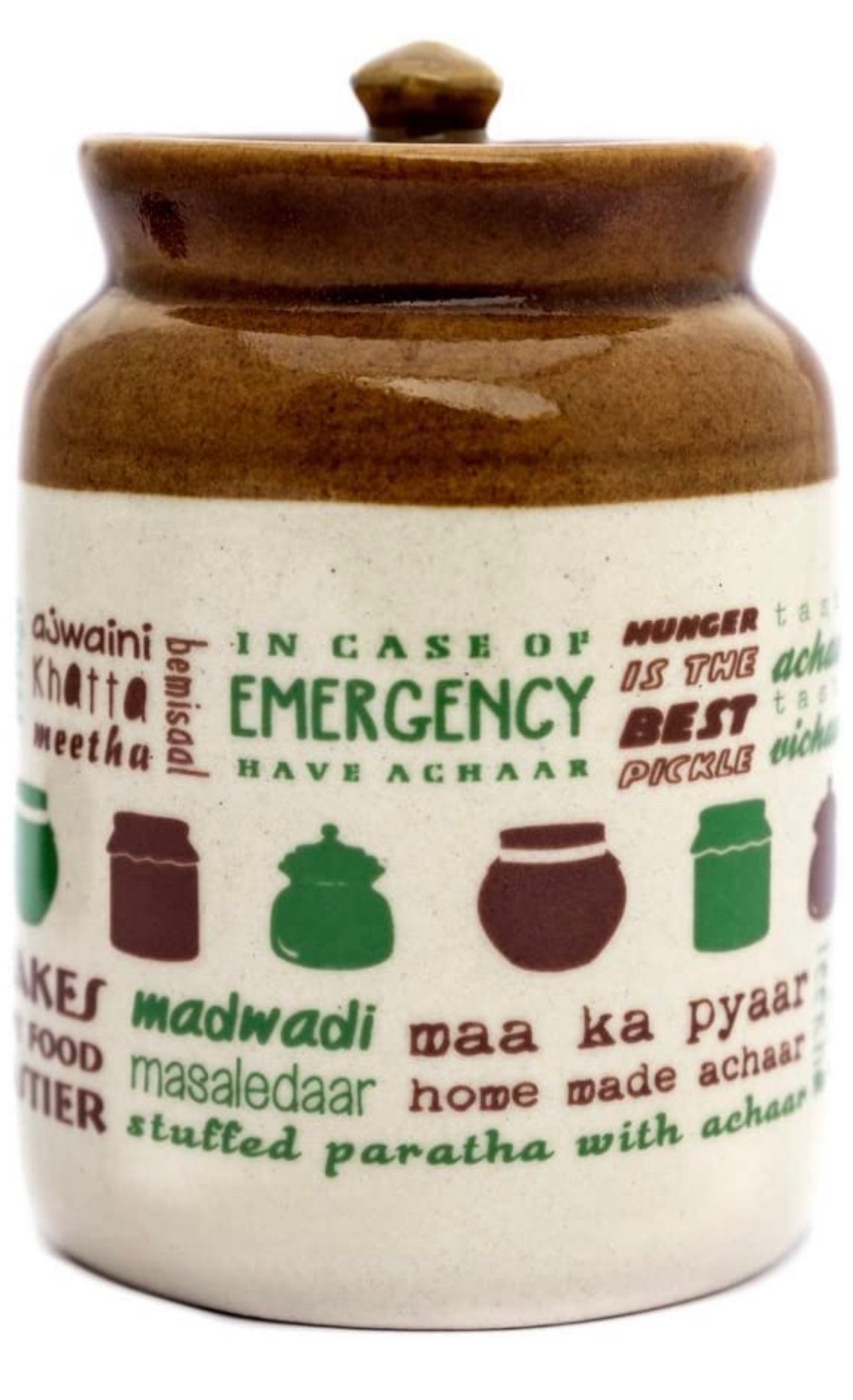 Ceramic Pickle Jar With Lid Achaar Bharni Ceramic Pickle Etsy UK