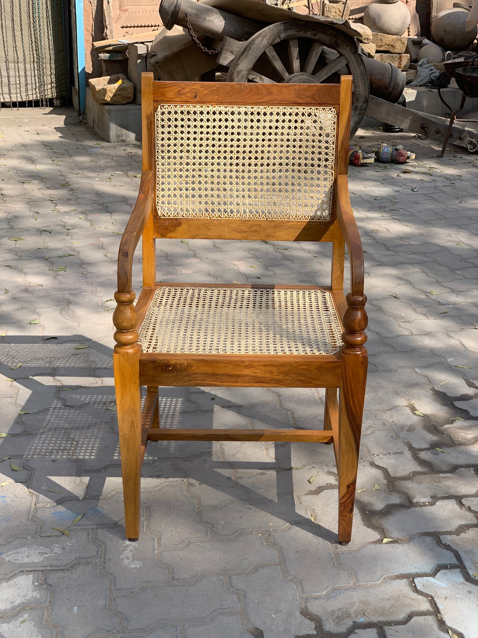 Rattan caning Chair with arms pre woven cane rattan chair Etsy