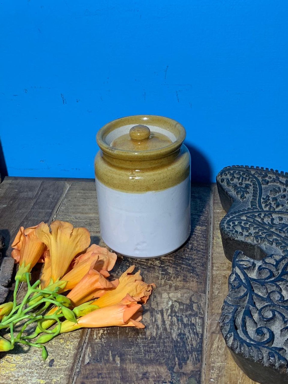 Ceramic pickle jars/ Traditional Indian Achaar Matki/ Pickle Etsy