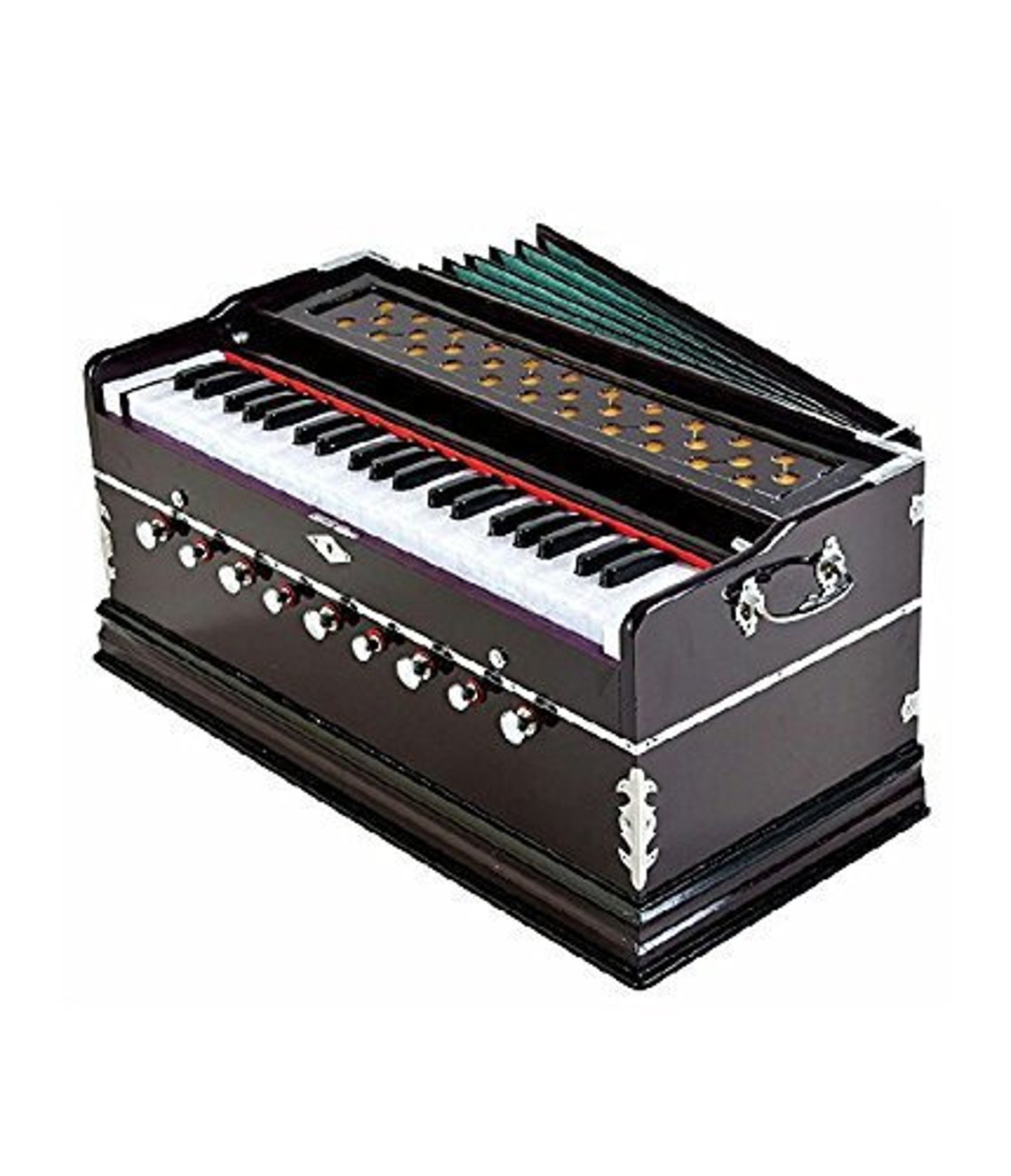 Wooden Indian harmonium Indian piano Wooden Indian musical Etsy