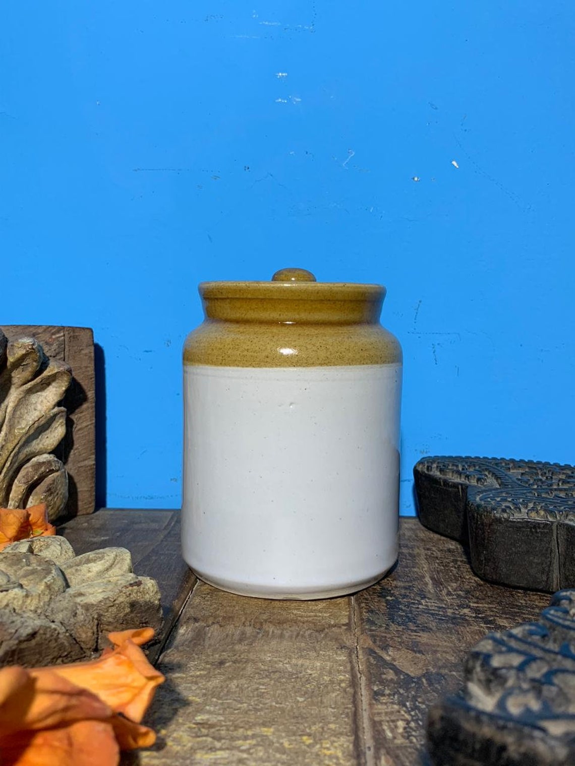 Ceramic pickle jars/ Traditional Indian Achaar Matki/ Pickle Etsy