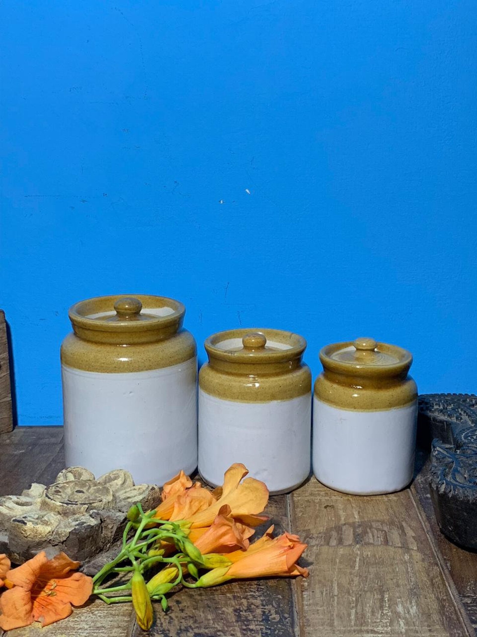 Ceramic Pickle Jars/ Traditional Indian Achaar Matki/ Pickle Etsy