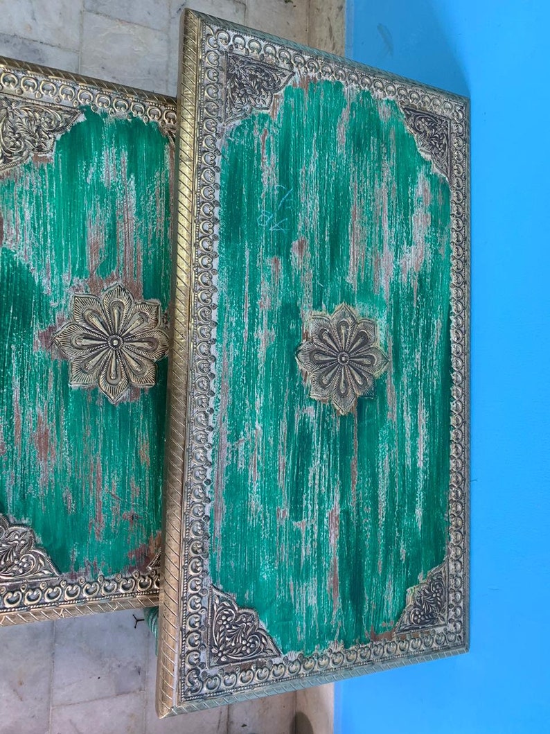 Wooden Nesting Stool Table Side Table Set Of 3/ Wooden and Etsy